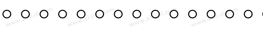 digital clock font字体转换